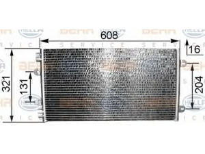 HELLA 8FC 351 038-301 kondensatorius, oro kondicionierius 
 Oro kondicionavimas -> Kondensatorius
46524503, 46787687, 46829340
