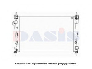 AKS DASIS 010014N radiatorius, variklio aušinimas 
 Aušinimo sistema -> Radiatorius/alyvos aušintuvas -> Radiatorius/dalys
50514485, 50526637