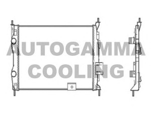 AUTOGAMMA 104527 radiatorius, variklio aušinimas 
 Aušinimo sistema -> Radiatorius/alyvos aušintuvas -> Radiatorius/dalys
21400JD000