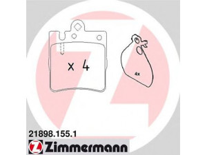 ZIMMERMANN 21898.155.1 stabdžių trinkelių rinkinys, diskinis stabdys 
 Techninės priežiūros dalys -> Papildomas remontas
002 420 5220, 003 420 2820, 003 420 5220