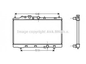 AVA QUALITY COOLING MZ2153 radiatorius, variklio aušinimas 
 Aušinimo sistema -> Radiatorius/alyvos aušintuvas -> Radiatorius/dalys
RF1S15200A, RF2L15200B