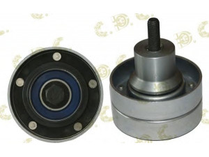 AUTOKIT 03.81814 kreipiantysis skriemulys, V formos rumbuotas diržas 
 Diržinė pavara -> V formos rumbuotas diržas/komplektas -> Laisvasis/kreipiamasis skriemulys
1811819