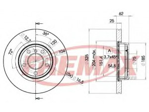 FREMAX BD-2217 stabdžių diskas 
 Stabdžių sistema -> Diskinis stabdys -> Stabdžių diskas
3411 3 400 151