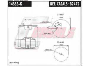 CASALS B2472 dėklas, pneumatinė pakaba
81436006037