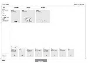 DINEX 269100042 išmetimo sistema 
 Išmetimo sistema -> Išmetimo sistema, visa
