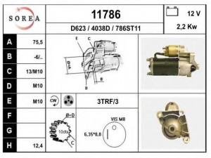 EAI 11786 starteris 
 Elektros įranga -> Starterio sistema -> Starteris
7700857114