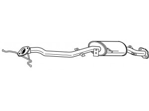 AKS DASIS SG34439 vidurinis duslintuvas