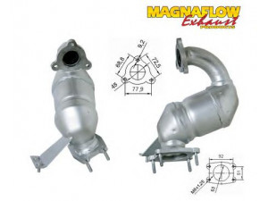 MAGNAFLOW 75403D katalizatoriaus keitiklis 
 Išmetimo sistema -> Katalizatoriaus keitiklis
M616691