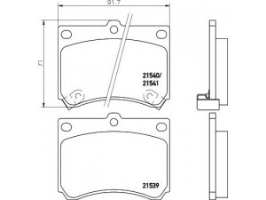 HELLA 8DB 355 006-481 stabdžių trinkelių rinkinys, diskinis stabdys 
 Techninės priežiūros dalys -> Papildomas remontas
B0YW3323Z, B0YW3323ZC, B0YW3328Z