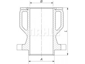 MAHLE ORIGINAL 004 WN 05 cilindro įvorė
51 54105 3009, 51 54105 6007, 402 131 05 02