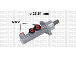 METELLI 05-0687 pagrindinis cilindras, stabdžiai 
 Stabdžių sistema -> Pagrindinis stabdžių cilindras
60 25 371 613, 77 01 206 922