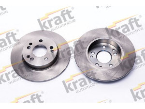 KRAFT AUTOMOTIVE 6041010 stabdžių diskas 
 Dviratė transporto priemonės -> Stabdžių sistema -> Stabdžių diskai / priedai
124 421 13 12