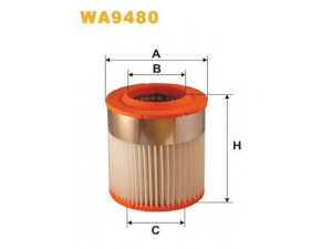 WIX FILTERS WA9480 oro filtras 
 Techninės priežiūros dalys -> Techninės priežiūros intervalai
4E0129620B, 4E0129620E