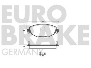EUROBRAKE 5502222553 stabdžių trinkelių rinkinys, diskinis stabdys 
 Techninės priežiūros dalys -> Papildomas remontas
1121894, 1126718, 1204843, 1250688