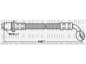 BORG & BECK BBH7284 stabdžių žarnelė 
 Stabdžių sistema -> Stabdžių žarnelės
9094702615