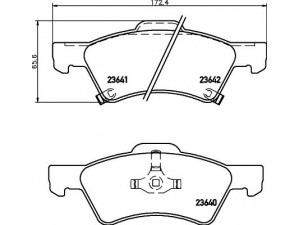 HELLA PAGID 8DB 355 010-061 stabdžių trinkelių rinkinys, diskinis stabdys 
 Techninės priežiūros dalys -> Papildomas remontas
5019803AA, K05019804AA, K05135258AA