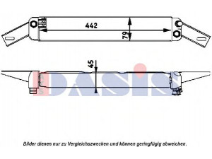 AKS DASIS 136320N alyvos aušintuvas, variklio alyva 
 Aušinimo sistema -> Radiatorius/alyvos aušintuvas -> Alyvos aušintuvas
0005014401, 6031800165, A0005014401