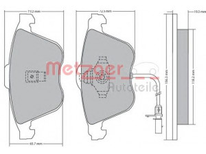 METZGER 1170268 stabdžių trinkelių rinkinys, diskinis stabdys 
 Techninės priežiūros dalys -> Papildomas remontas
4B0 698 151AC, 4B0 698 151AD, 4B0 698 151Q