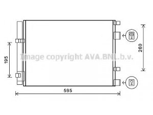 AVA QUALITY COOLING HY5268 kondensatorius, oro kondicionierius