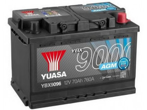 YUASA YBX9096 starterio akumuliatorius 
 Elektros įranga -> Akumuliatorius