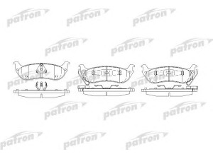 PATRON PBP7001 stabdžių trinkelių rinkinys, diskinis stabdys 
 Techninės priežiūros dalys -> Papildomas remontas
05114439AA, 68029298AA