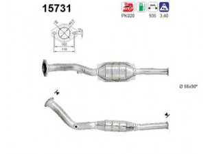 AS 15731 katalizatoriaus keitiklis 
 Išmetimo sistema -> Katalizatoriaus keitiklis
1705T8, 170649, 1705T8, 170649