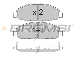 BREMSI BP3237 stabdžių trinkelių rinkinys, diskinis stabdys
41060-VW085, 41060VW085, AY040-NS105