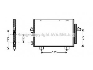 AVA QUALITY COOLING TO5281 kondensatorius, oro kondicionierius