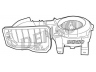 DENSO DEA23001 vidaus pūtiklis 
 Šildymas / vėdinimas -> Orpūtė/dalys
7701205899