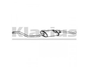 KLARIUS VW248W galinis duslintuvas 
 Išmetimo sistema -> Duslintuvas
867253609AB, 873253609AB, 867253609AB