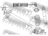 FEBEST CHD-M100 amortizatorius
96318363