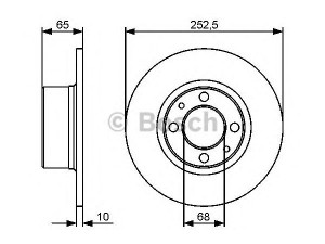 BOSCH 0 986 479 435 stabdžių diskas 
 Stabdžių sistema -> Diskinis stabdys -> Stabdžių diskas
2101 3103002, 2101 3501070