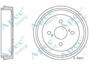 APEC braking DRM9925 stabdžių būgnas 
 Stabdžių sistema -> Būgninis stabdys -> Stabdžių būgnas
4243152020, 4243152021