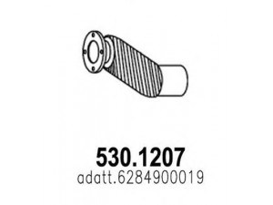 ASSO 530.1207 išleidimo kolektorius 
 Išmetimo sistema -> Išmetimo vamzdžiai
6284900019