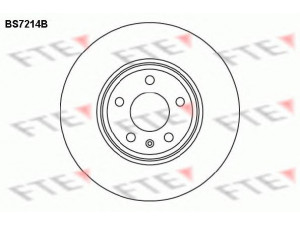 FTE BS7214B stabdžių diskas 
 Stabdžių sistema -> Diskinis stabdys -> Stabdžių diskas
8K0 615 301, 8K0 615 301