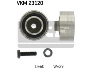 SKF VKM 23120 kreipiantysis skriemulys, paskirstymo diržas 
 Diržinė pavara -> Paskirstymo diržas/komplektas -> Laisvasis/kreipiamasis skriemulys
96099089, 96201309, 9400830379