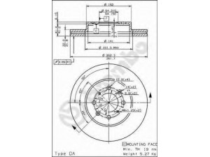 BREMBO 09.5457.10 stabdžių diskas 
 Stabdžių sistema -> Diskinis stabdys -> Stabdžių diskas
EAP9579, GBD90820, GBD90830