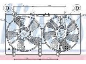 NISSENS 85636 ventiliatorius, radiatoriaus 
 Aušinimo sistema -> Oro aušinimas
MR312899, MR314718, MR464708, MR993933