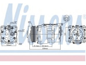 NISSENS 89055 kompresorius, oro kondicionierius 
 Oro kondicionavimas -> Kompresorius/dalys
6453.EY, 6453.FE, 6453.GA, 6453.L4