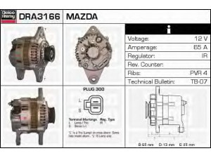 DELCO REMY DRA3166 kintamosios srovės generatorius 
 Elektros įranga -> Kint. sr. generatorius/dalys -> Kintamosios srovės generatorius
B301-18-300, B3C7-18-300, B3D1-18-300