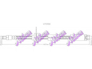 Brovex-Nelson H7090Q stabdžių žarnelė 
 Stabdžių sistema -> Stabdžių žarnelės
1702987, BV612C338BB