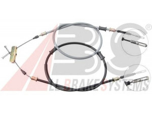 A.B.S. K11305 trosas, stovėjimo stabdys 
 Stabdžių sistema -> Valdymo svirtys/trosai
522585, 522595, 90334462, 90374902