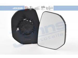 JOHNS 57 62 38-80 veidrodėlio stiklas, išorinis veidrodėlis 
 Kėbulas -> Keleivių kabina -> Veidrodėlis
