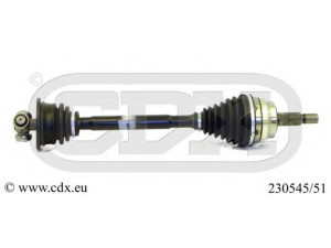 CDX 230545/51 kardaninis velenas 
 Ratų pavara -> Kardaninis velenas
8200178624, 8200485578