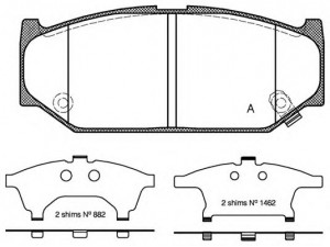 OPEN PARTS BPA1381.12 stabdžių trinkelių rinkinys, diskinis stabdys 
 Techninės priežiūros dalys -> Papildomas remontas
5581071L02