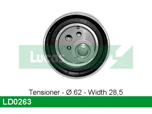 LUCAS ENGINE DRIVE LD0263 įtempiklio skriemulys, paskirstymo diržas
FP01-12-700, FP01-12-700A, FP01-127-00A