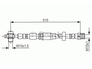 BOSCH 1 987 481 673 stabdžių žarnelė 
 Stabdžių sistema -> Stabdžių žarnelės
1S0 611 701, 1S0 611 701, 1S0 611 701