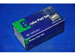 PARTS-MALL PKA-037 stabdžių trinkelių rinkinys, diskinis stabdys
583023JA00, 583023JA50, 583024HA00