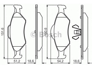 BOSCH 0 986 495 247 stabdžių trinkelių rinkinys, diskinis stabdys 
 Techninės priežiūros dalys -> Papildomas remontas
1111857, 1206062, YS612K021AA, YS6J2K021-AA