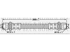 BORG & BECK BBH7205 stabdžių žarnelė 
 Stabdžių sistema -> Stabdžių žarnelės
26541-AE02A, 26541AE020, 26541AE02A
